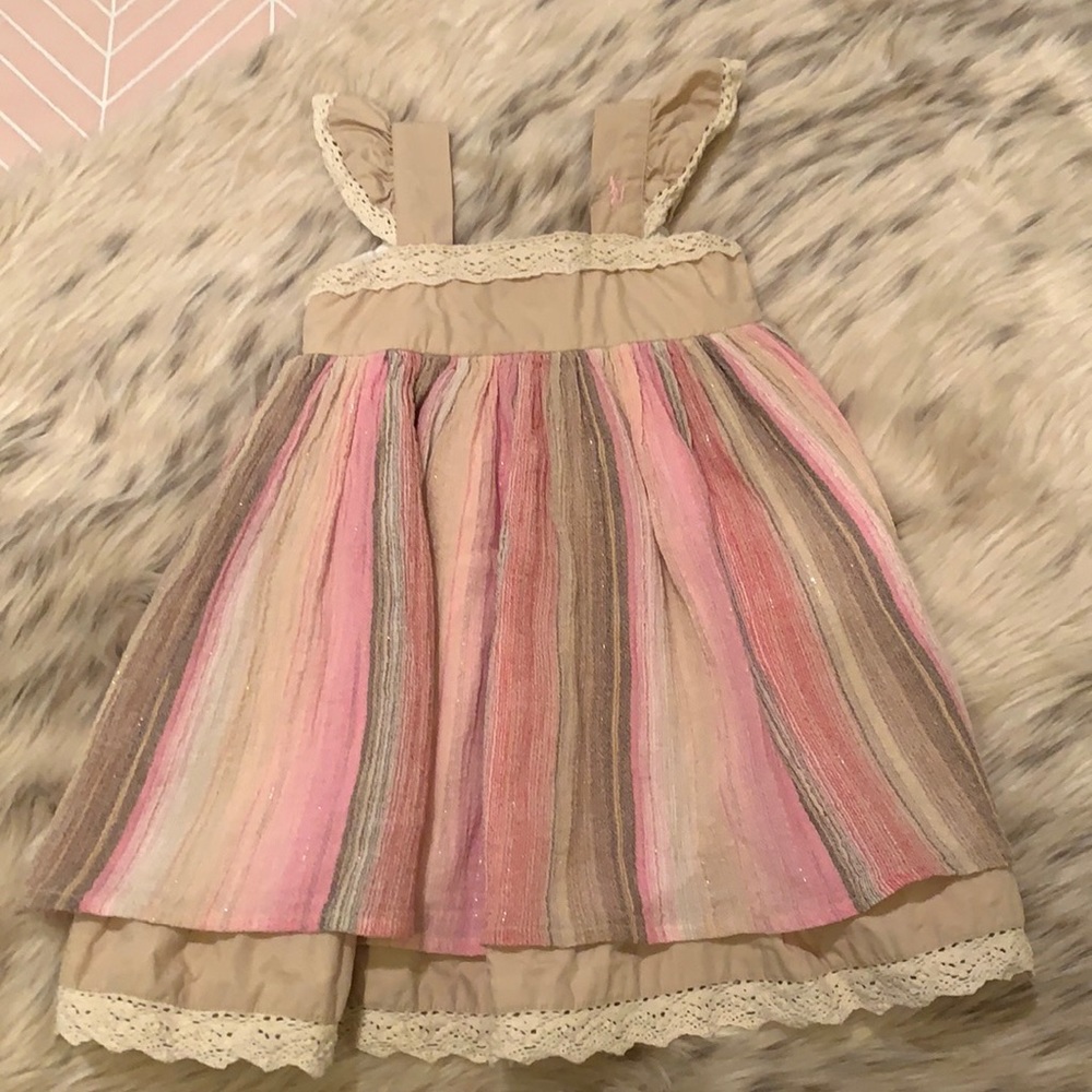 Well Dressed Wolf Pink Cameron Dress 3T